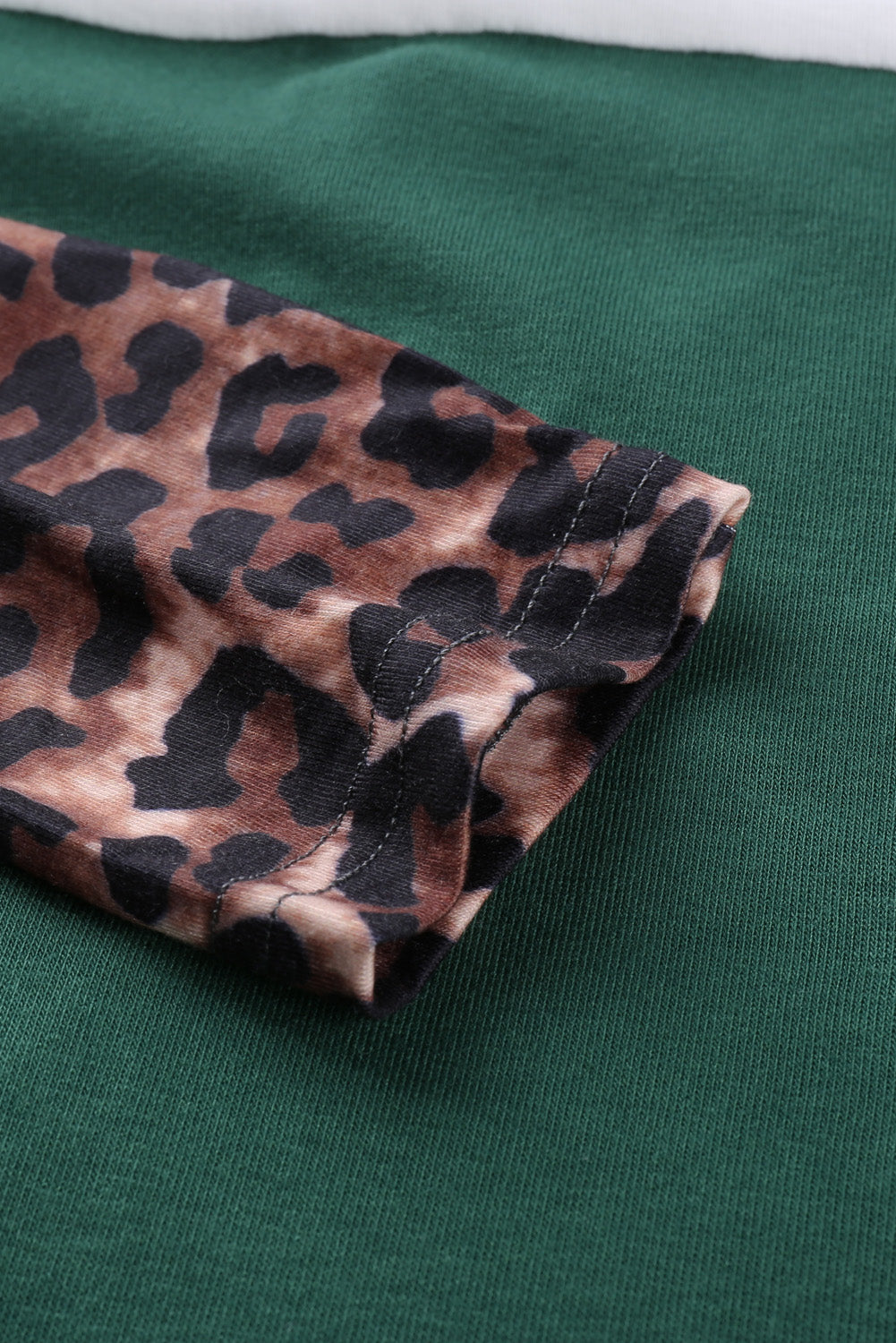 Colorblock Leopard Print Patchwork Knit Cardigan