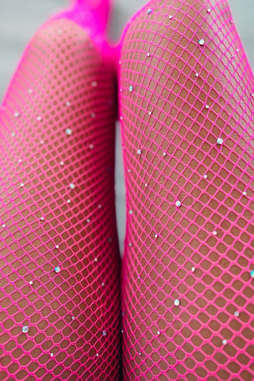 Multicolour Sexy Rhinestone Fishnet Pantyhose