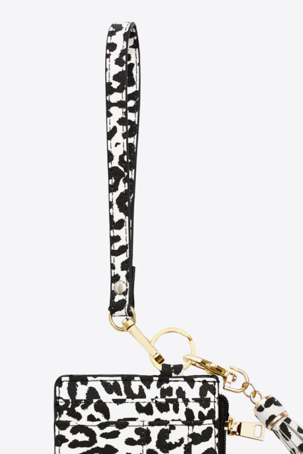 Printed Tassel Keychain with Wallet